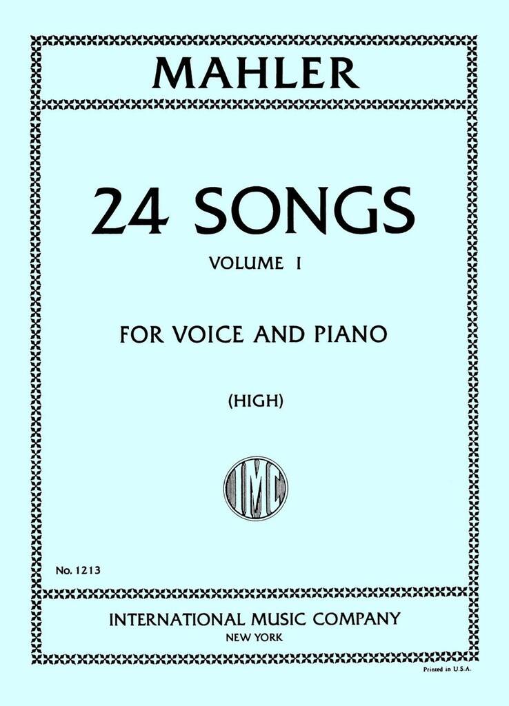 24 Lieder Vol. 1 (Ted.-Ingl.)